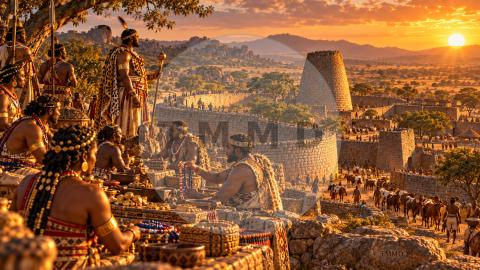 Great Zimbabwe in Golden Hour