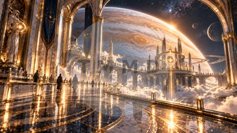 Orbital Temple at Dawn