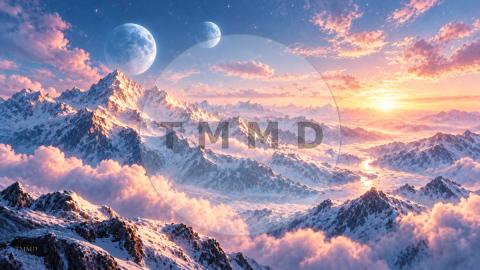 Dawn of the Two Blue Moons