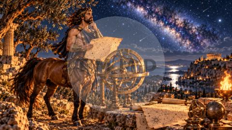 Centauro astrónomo de Tesalia / Thessalian Centaur Astronomer