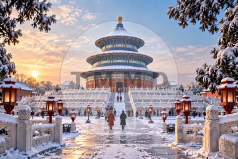 Temple of Heaven in Imperial Snow