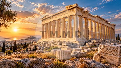 Parthenon of Marble and Wind