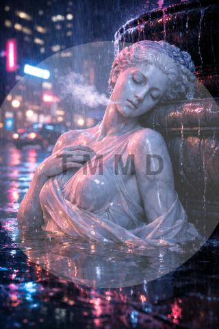 Rain on Marble Shoulders