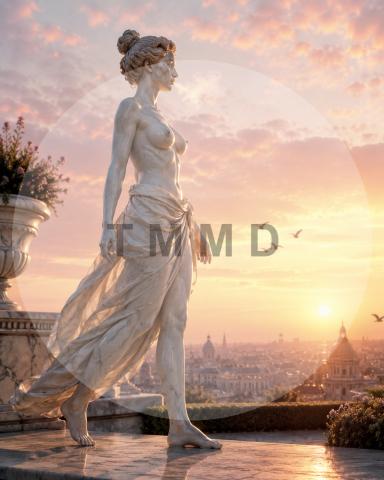 Amanecer en la azotea de las musas