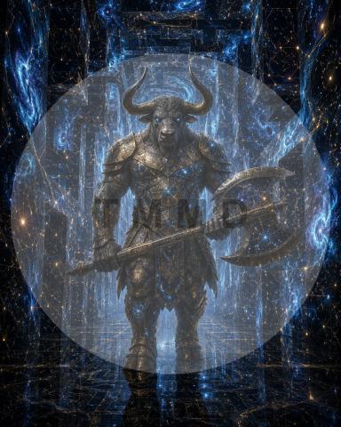 Minotauro Astral del Laberinto Infinito