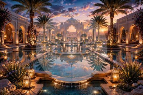 Oasis de Espejos del Desierto