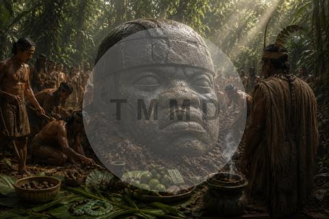 Olmec Colossal Head