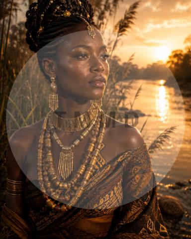 Diosa yoruba del amanecer dorado
