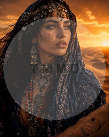 Madre cósmica bereber del desierto