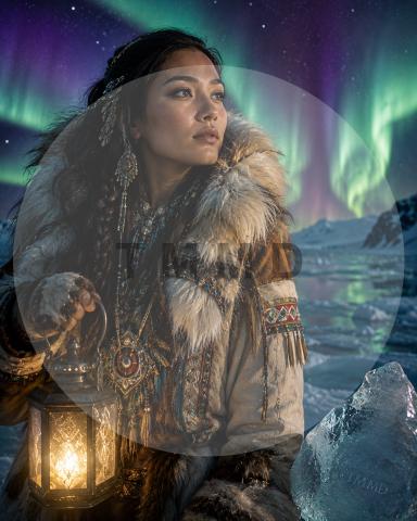 Guardiana inuit de la aurora