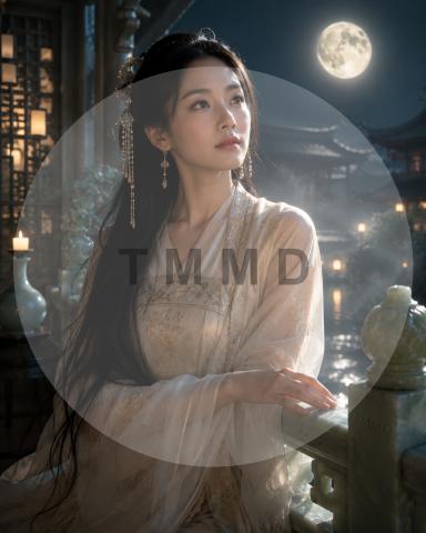 Dama divina han de la luna de jade