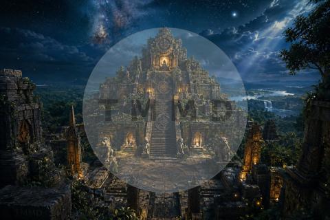Zigurat de Estrellas en la Selva Antigua