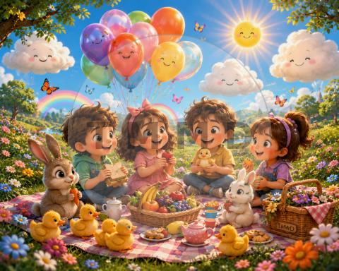 Picnic of the Smiling Clouds