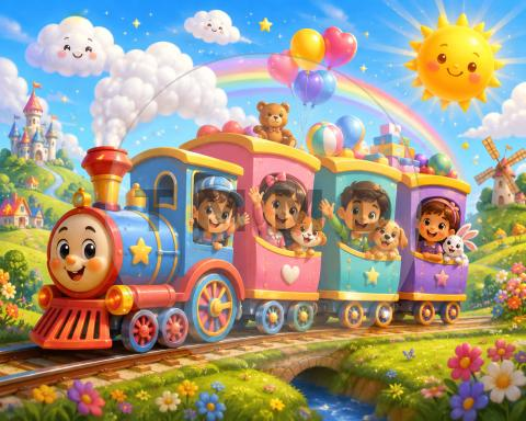 The Little Train of Kind Wishes