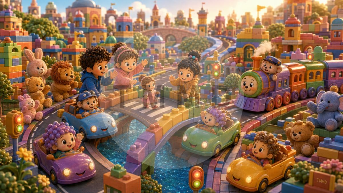 Friendly Race in Toy Town