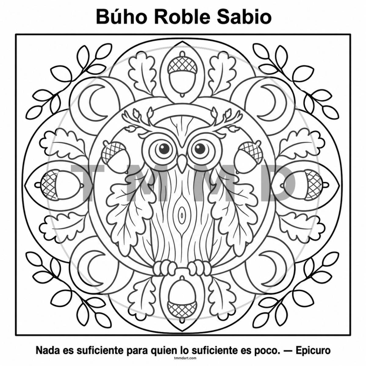 Búho Roble Sabio