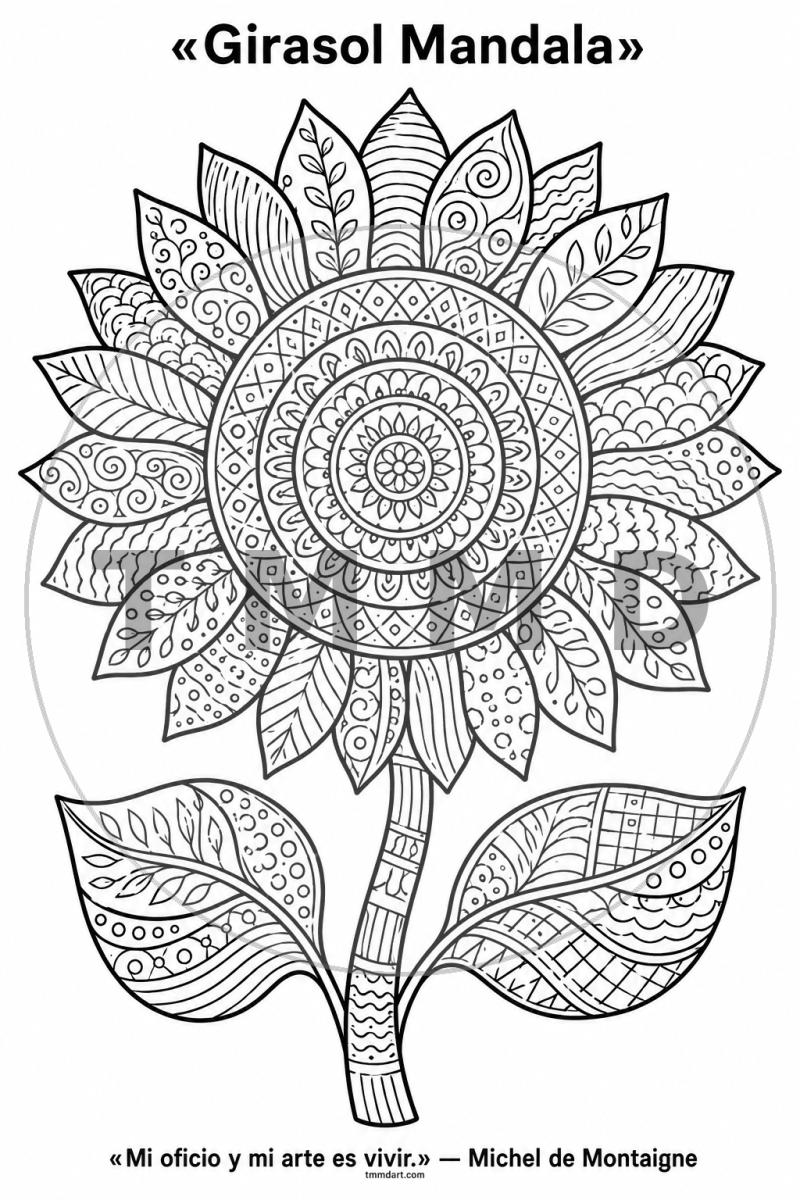 Mandala Sunflower