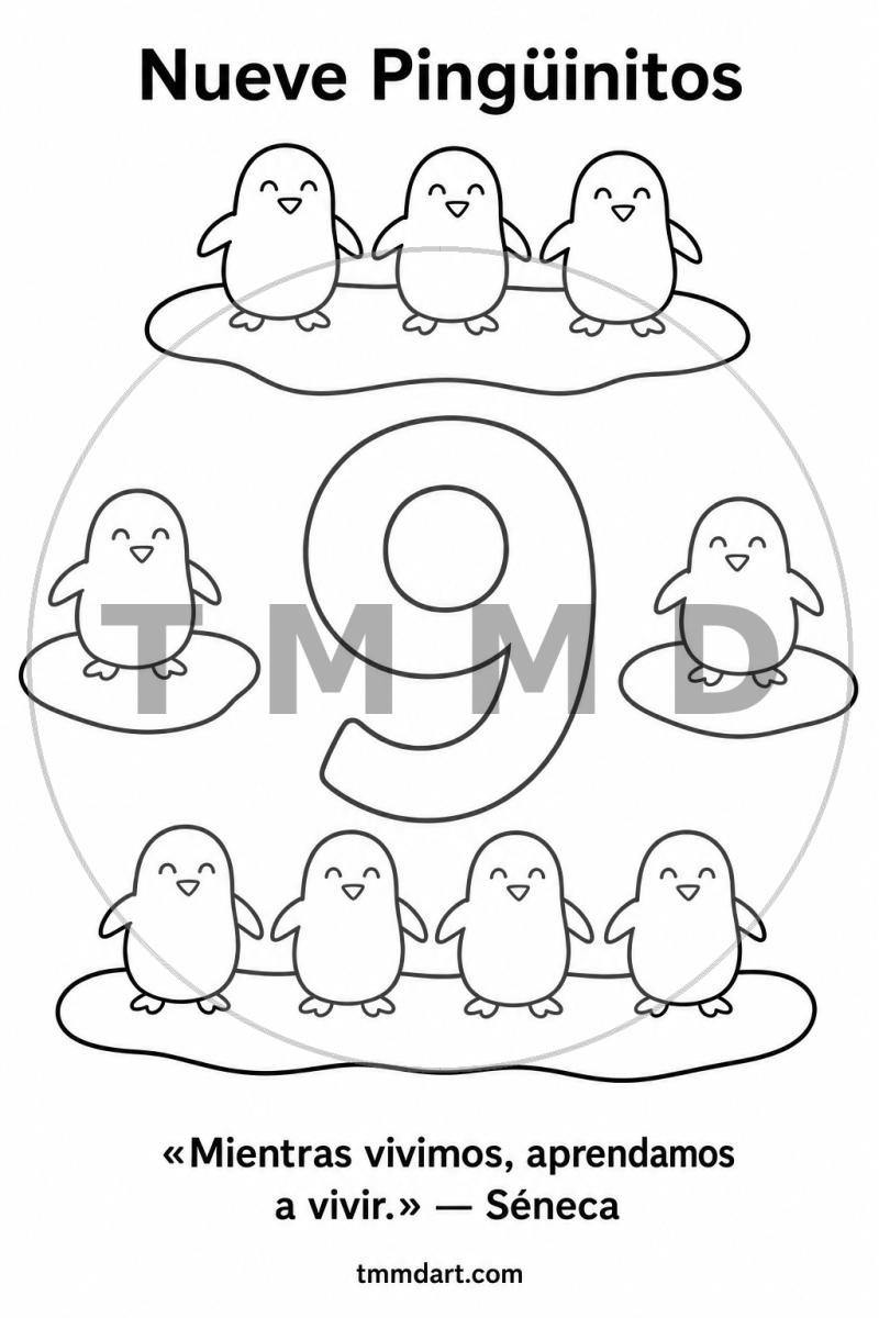 Nueve Pingüinitos