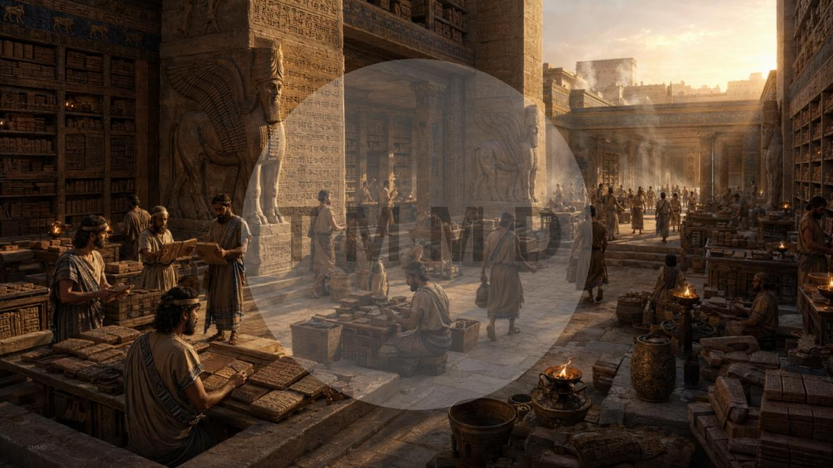 Dawn Over the Library of Nineveh
