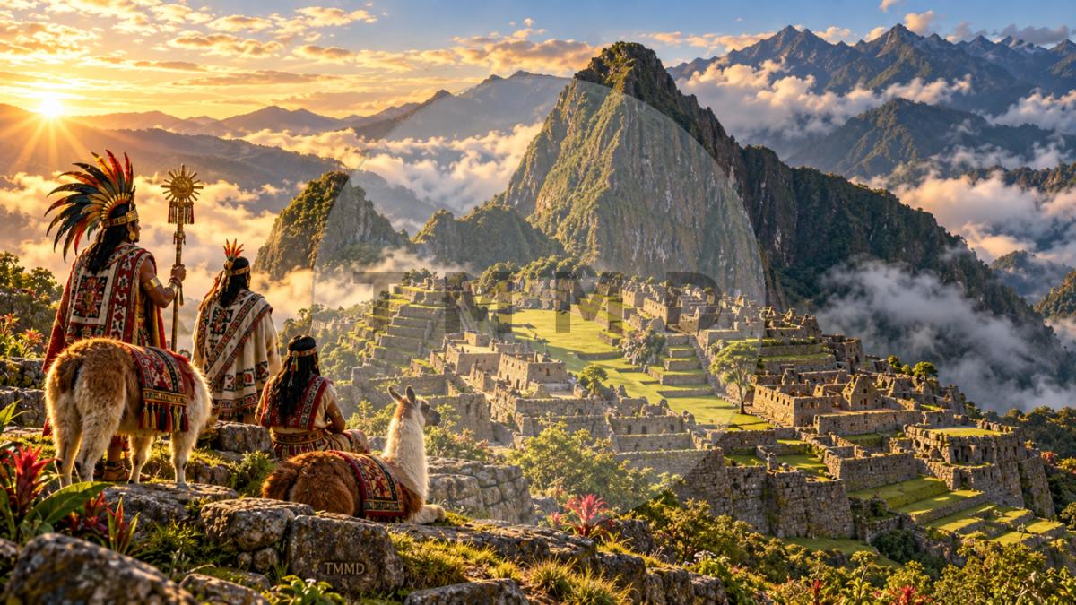 Machu Picchu Among Sacred Clouds