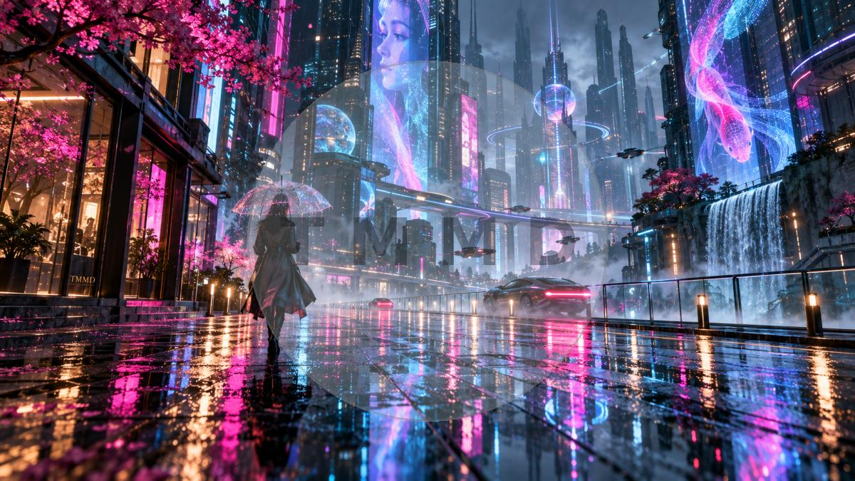 Neon Rain City