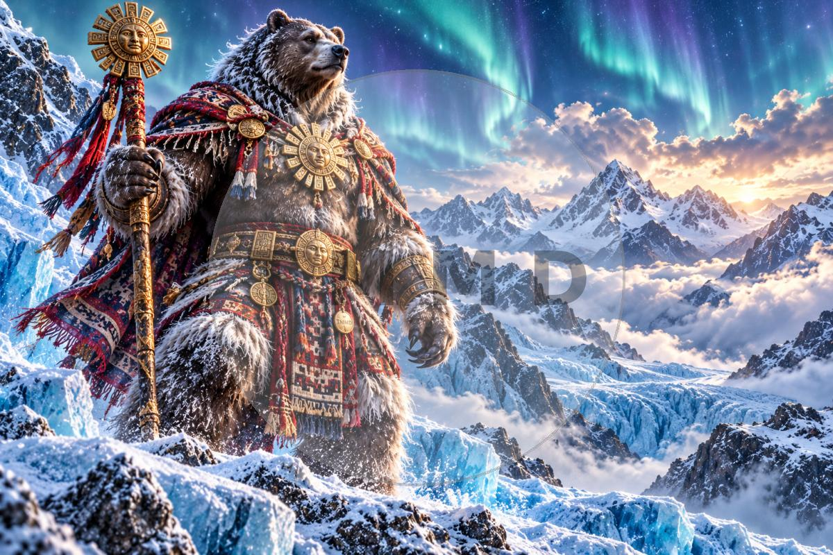 Ukuku guardián del glaciar azul