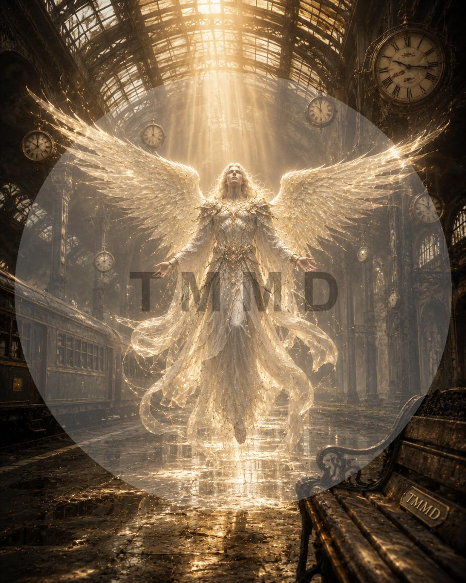 Ángel en la Estación del Tiempo
