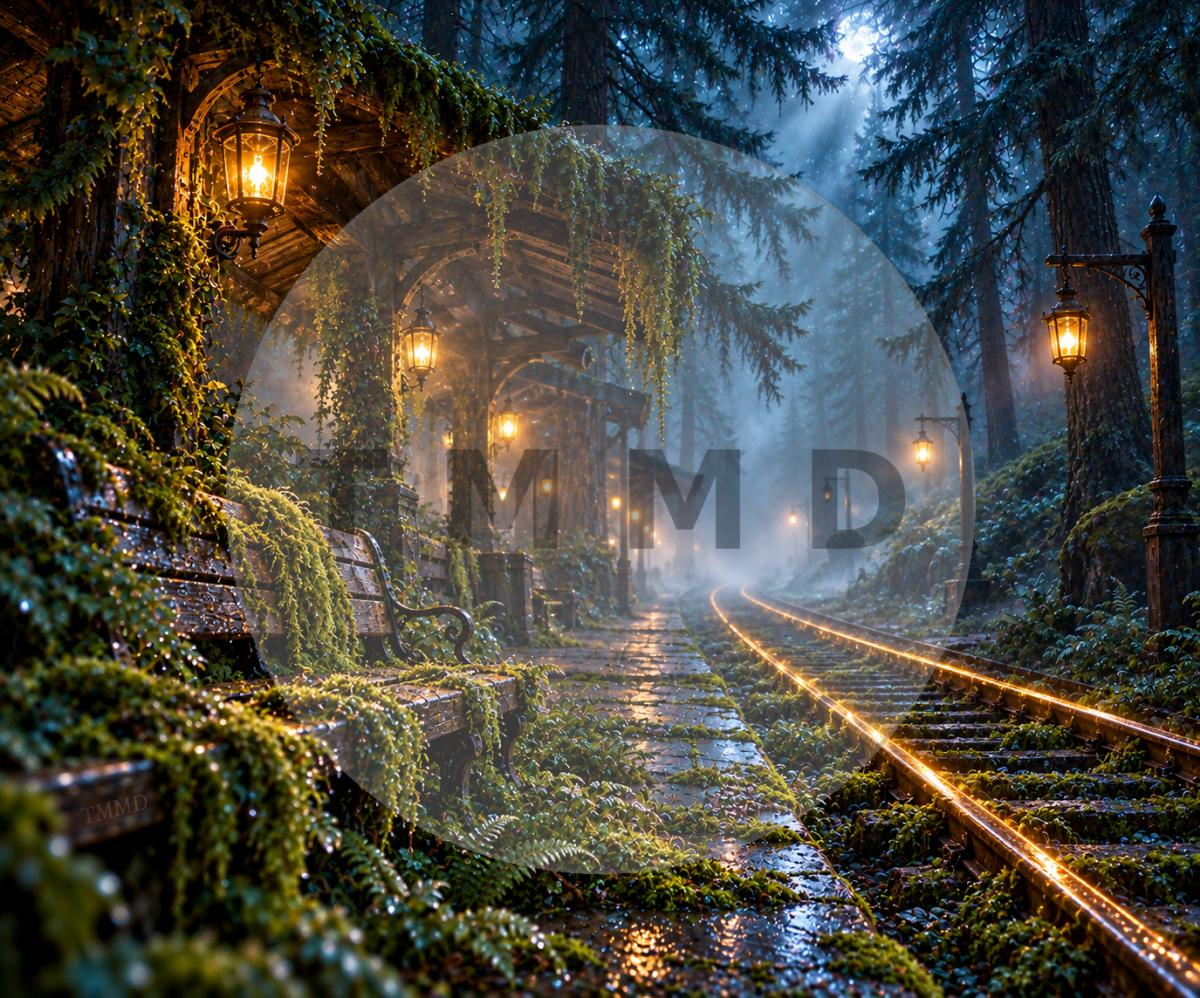 Ghost Station Among Pines
