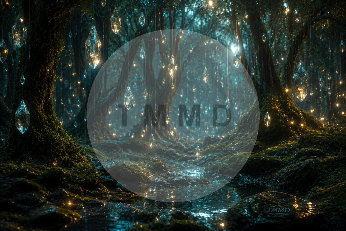 Rain of Floating Crystals