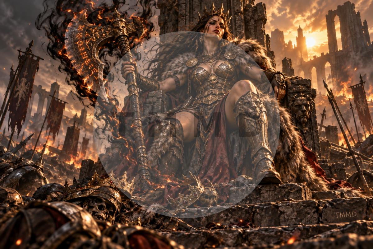 Barbarian Queen of Black Fire