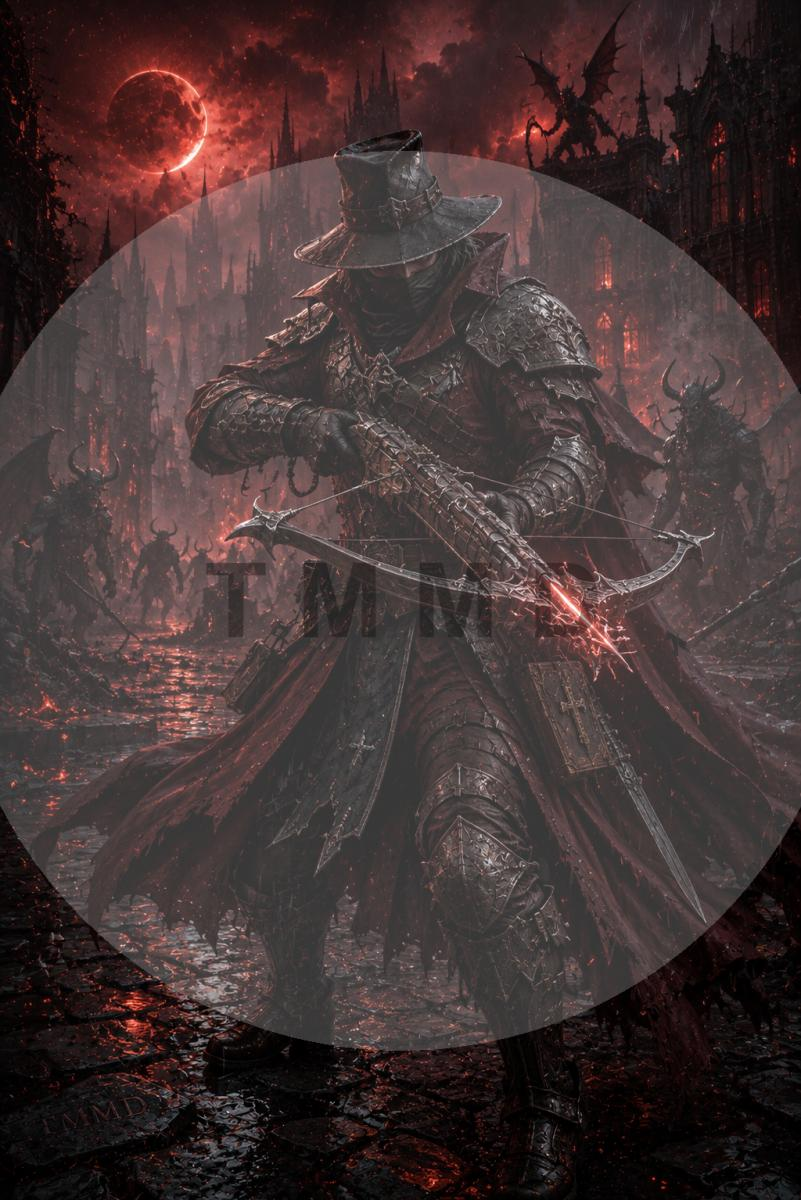 Crimson Demon Huntress