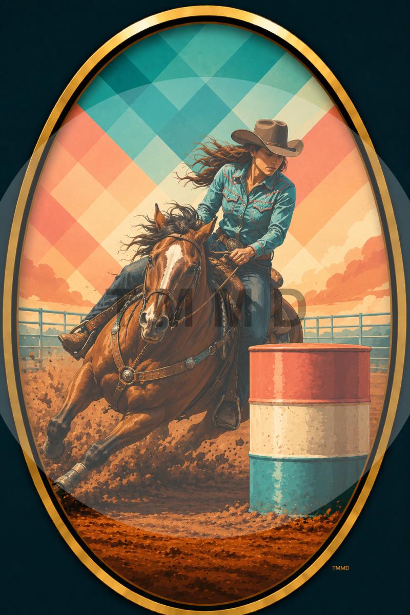 Turquoise Barrel Racer