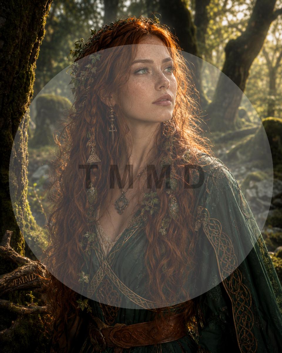 Celtic Goddess of the Emerald Wood