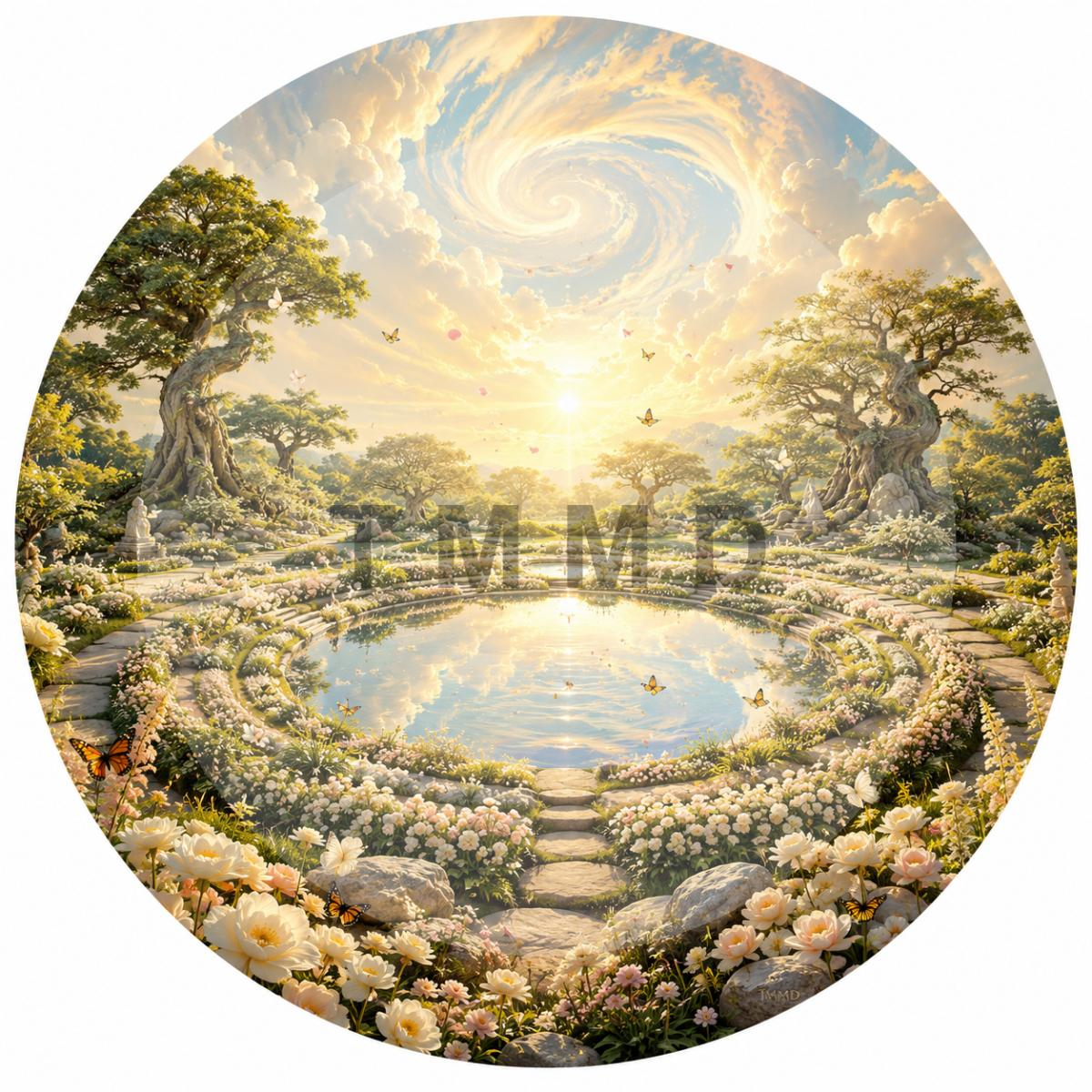 Soft Clouds over a Celestial Garden