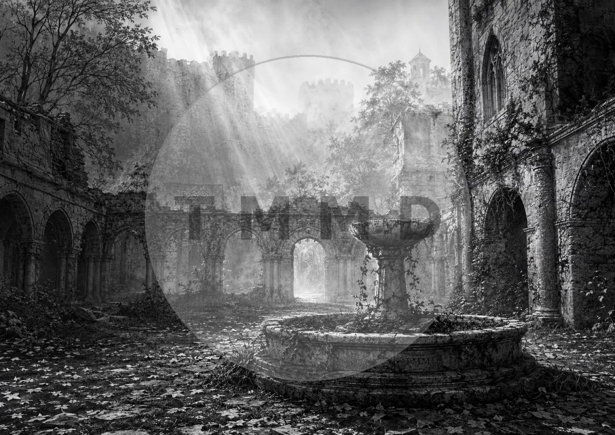 Fogbound Inner Courtyard