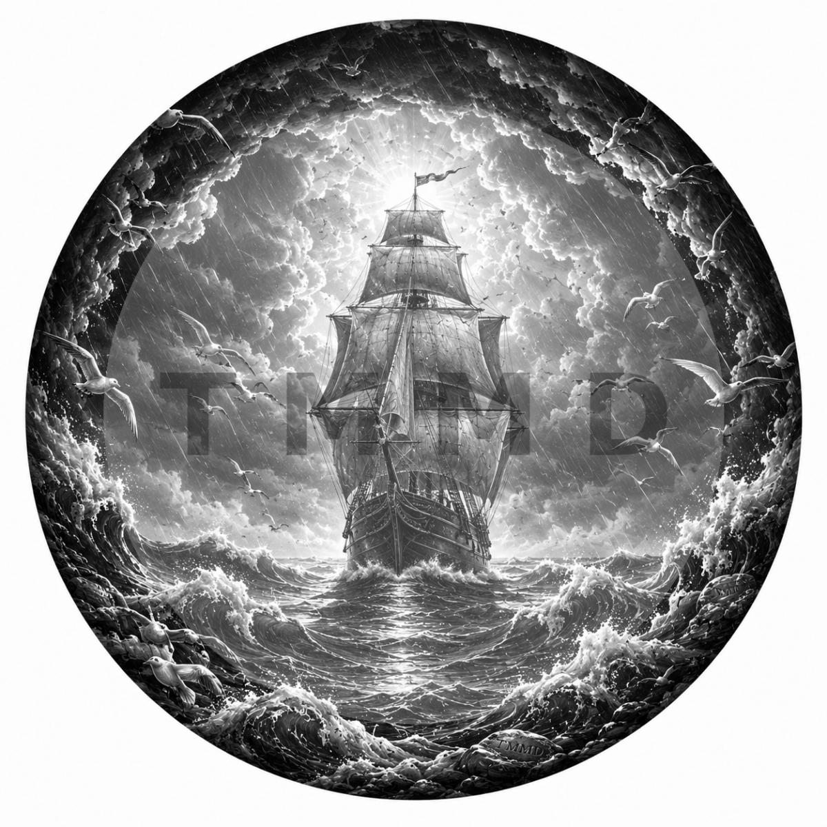 Santuario circular del barco perdido